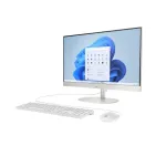 HP All-in-One 24-cr0242ng 23,8 colių FHD liečiamas ekranas, Core i3-N300, 8 GB RAM, 256 GB SSD, DOS, balta
