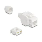 Keystone RJ45 modulis DELOCK 90721 Cat.6A UTP 180&deg; lizdas LSA