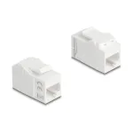 Delock 90719 Keystone modulio sujungėjas RJ45 lizdas &ndash; RJ45 lizdas, Cat.6A UTP, baltas