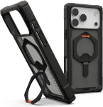 UAG Urban Armor Gear Plasma XTE MagSafe Kickstand Dėklas | Apple iPhone 17 Pro Max | juoda/pop oranžinė | 114528114097