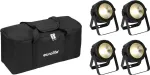 LED PAR &scaron;viestuvų rinkinys EUROLITE 20000950 &mdash; 4x COB LED, su mink&scaron;tu krep&scaron;iu