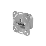 Hama 00200775 tinklo lizdas, CAT-6a, 10 Gbit/s, ekranuotas, 2 prievadai, montuojamas po tinku