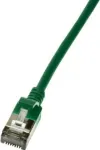 LogiLink Slim U/FTP tinklo kabelis 5 m Cat6a U/FTP (STP) žalias (CQ9065S)