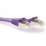 ACT Purple 1.50 m SFTP CAT6A pataisos laidas su apsaugotais RJ45 ki&scaron;tukais