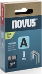 Segtukų užtaisai NOVUS A Typ 53 8 mm, pakuotė po 1800 vnt., sunkiems segtuvams