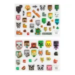 Paladone Minecraft Puffy Gadget Decals PP13218MCF &ndash; dekoratyviniai i&scaron;kilūs lipdukai įrenginiams