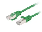 Lanberg PCF6-20CC-0100-G Cat.6 F/UTP komutacinis kabelis, 10 vnt. paketas, 1 m, žalias