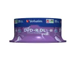 Verbatim DVD+R Double Layer 8x Matt Silver 25 vnt. verpstė