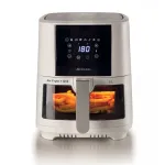 Ariete 4626 Airy Fryer 6L, oro gruzdintuvė, 1300 W, 6 L talpa, 2,5 kg kepimo talpa, 8 i&scaron;ankstinių programų, temperatūra iki 200&deg;, permatomas krep&scaron;elis kepimo kontrolei, juoda