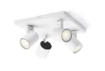 Philips myLiving 5309431P0 Pavir&scaron;inis &scaron;viestuvas su ta&scaron;kiniais &scaron;altiniais GU10 LED 14 W Baltas