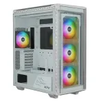 XPG BATTLECRUISER II ST Mid-Tower White, Midi bok&scaron;tas, PC, Baltas, ATX, EATX, micro ATX, Mini-ITX, Nerūdijantis plienas, Žaidimams