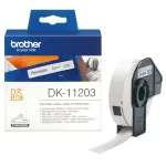 Brother DK11203 etiketės failų aplankams, 17 mm &times; 87 mm, 300 vnt.