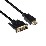Club 3D CAC-1210 DVI-D&ndash;HDMI 1.4 jungiamasis kabelis, Dual Link, dvikryptis, 4K, M/M, 2 m, juodas
