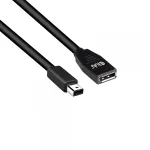 Club 3D CAC-1121 Mini DisplayPort į DisplayPort 1.4 pailginimo kabelis, 8K60Hz, DSC 1.2, HBR3, HDR, 32AWG, M/F, 1 m (3,28 ft), juodas