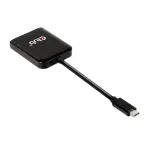 CLUB3D USB3.2 Gen2 Type-C (DP&trade; Alt-Mode) į DisplayPort&trade; dviejų monitorių 4K60Hz M/F MST &scaron;akotuvas