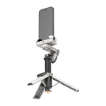 AOCHUAN M3 Pro 3-in-1 gimbal, selfie stypas ir trikojis su LED lempa ir RGB ap&scaron;vietimu, juodas