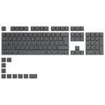 Glorious GPBT Keycaps - 115 PBT Keycaps, ISO, ES Layout, Black Ash