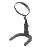 Carson MagniLamp 3.5x LED didinamasis stiklas - pilkas - permatomas - AA - 11 cm - 187 g