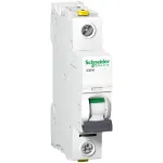 Schneider Electric A9F03106 Miniatiūrinis automatinis jungiklis 6A 10kA 1P C kreivė Acti9 iC60N