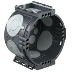 Kaiser Elektro ECON&reg; UP1 įleidžiama įrenginio dėžutė, hermeti&scaron;ka, 4x3 varžtų kupolai, 60mm skersmuo, 46mm gylis, be halogenų plastikas, IP20