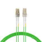 EFB Elektronik Duplex Jumper LC-LC 50/125&micro;m OM5 LSZH Lime Green 2,0mm 7,5m