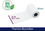 ARTDEV Thermal Roll - 57x30x12 mm B/D max./K su tiesioginio debeto tekstu Baltas 9 m