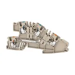 Weidm&uuml;ller AITB 2.5 BB N-L Praeinamoji gnybtų jungtis, mėlyna, varžtinis sujungimas, 500V, 24A, 2,5 mm&sup2;, DIN bėgelis