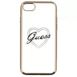Guess Apple iPhone 7/8 Apple Heart TPU Case Gold