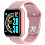 iWear M8 Smart & Fit Watch su pilnu lietimu 1,3 colio IPS / medijos valdymas / &scaron;irdies ritmas / kraujospūdis / socialinė rožinė