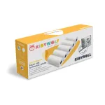 KIDYWOLF Lipnaus terminio popieriaus ritinėliai 5 vnt. &ndash; 57 mm x 30 mm, balti