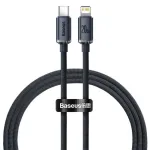 Baseus Lightning į USB-C PD QC laidas 20W 480Mbps 1,2m juodas