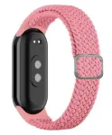iLike Universal Mi Band 8 Wristband Bracelet Braided Fabric Strap Pink
