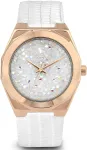 Daisy Dixon Women's Quartz Analog Wristwatch DD120WRG 36mm Rose Gold White