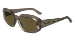 KARL LAGERFELD KL6167S-278 Moteri&scaron;ki katės akies formos akiniai nuo saulės Havana Brown Gradient 53mm