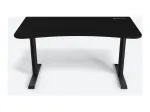 Arozzi Arena Medium kompiuterinių žaidimų stalas ARENA-MEDIUM-PBK, 140 x 75,5 cm, mikropluo&scaron;to kilimėlis per visą pavir&scaron;ių, Pure Black