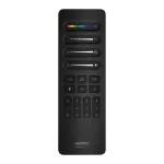 Synergy 21 Pixel LED nuotolinio valdymo pultas SPI - Pixel 2.4GHz (RGB/RGB-W/RGB+CCT) 4 zonos 4 scenos *Milight/Miboxer* (juodas) (C10-B)