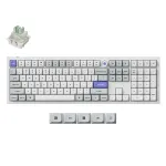 Keychron Q6HW-P1 Full Size Magnetic White Mechaninė Klaviatūra