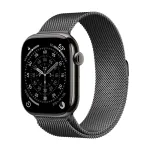 Crong Milano Steel &ndash; Nerūdijančio plieno apyrankė Apple Watch 38/40/41/42 mm (Grafito)