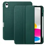 Tech-Protect SC Pen Canvas Folio Case, skirta iPad 10,9 inch (10-os kartos, 2022) / iPad 11 inch (11-os kartos, 2025) &ndash; Žalia