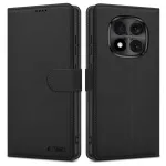 Tech-Protect Wallet Case, skirtas Xiaomi Poco M8 Pro / Redmi Note 15 Pro+ Plus 5G, matinė juoda