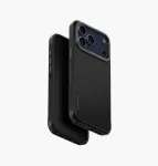 UNIQ Keva dėklas, skirtas iPhone 17 Pro Max, MagClick įkrovimui, juodas