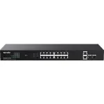 Tenda TEG1120P-16-250W Nevaldomas PoE+ komutatorius 18 prievadų Gigabit 2 SFP 250W