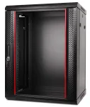 GETFORT CALI 19 inch 15U Sieninis Rack Spintelė 600x450 mm Juoda