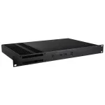 Akasa Galileo TU3 1U stovo korpusas Thin Mini-ITX, be ventiliatoriaus, OEM, juodas