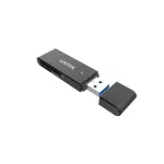 Kortelių skaitytuvas Unitek Y-9327A USB 3.2 Gen 1 Type-A &mdash; MicroSD/SD, 2 lizdai, 5000 Mbit/s, juodas
