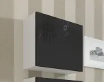 Cama Square Spintelė VIGO 50/50/30 baltas/juodas blizgus