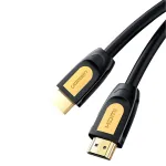 UGREEN HD101 HDMI 2.0 laidas 4K 60Hz 1m juodai-geltonas