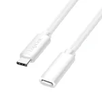 LogiLink USB 2.0 Type-C ilginimo laidas, C/M į C/F, 480 Mbps, 60W, baltas, 3 m
