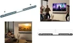 LogiLink garsiakalbio laikiklis sienai, skirtas Sonos Arc ir Sonos Arc Ultra, juodas