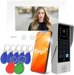 Vaiduoklinis domofono monitorius Eura VDP-90A3 Delta White su Tuya suderinamumu